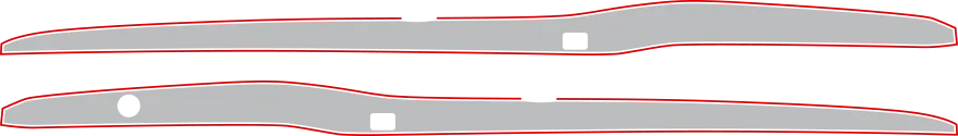 1970-1974 Challenger Full Length Upper Body Side Stripes graphic design style 03 image.