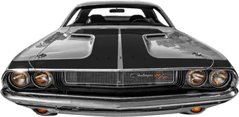 Image of Hammerhead Hood Blackout on the 1970 Dodge Challenger