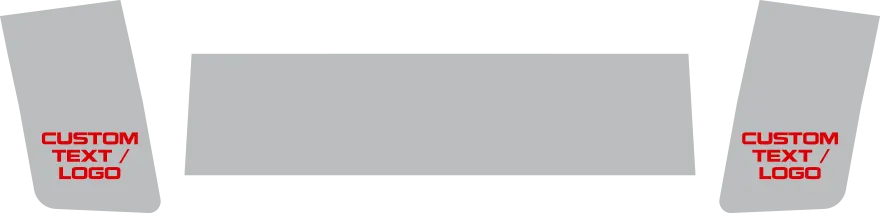 2008-2014 Challenger Drag Pack Tail Stripes graphic design style 01 image.