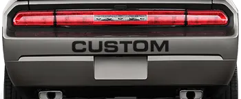 Image of Rear Bumper Text on the 2008 Dodge Challenger