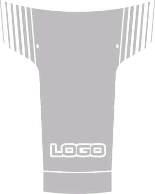 2008-2014 Challenger T-Hood Decal graphic design style 15 image.