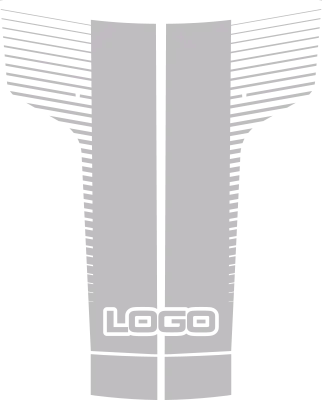 2008-2014 Challenger T-Hood Decal graphic design style 17 image.