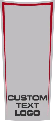 2015-2023 Challenger Center Hood Decal graphic design style 03 image.