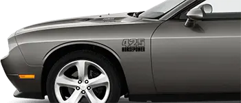 Image of Front Fender Callouts on the 2015 Dodge Challenger