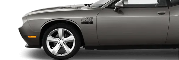 Dodge Challenger 2015 to 2023 Front Fender Callouts Dodge Challenger 2015 to 2023 Front Fender Callouts