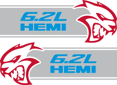 2015-2023 Challenger Front Fender Callouts graphic design style 08 image.