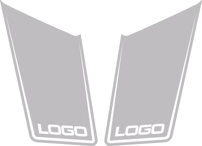 2015-2023 Challenger Hood Intake Accent Stripes graphic design style 03 image.