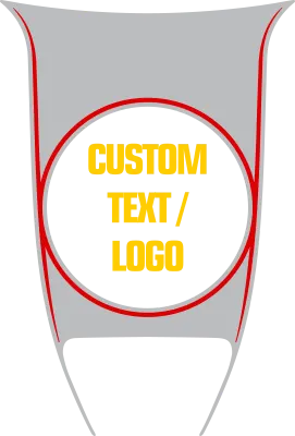 2015-2023 Challenger SRT Hellcat / SRT 392 Power Bulge Hood Decal graphic design style 04 image.