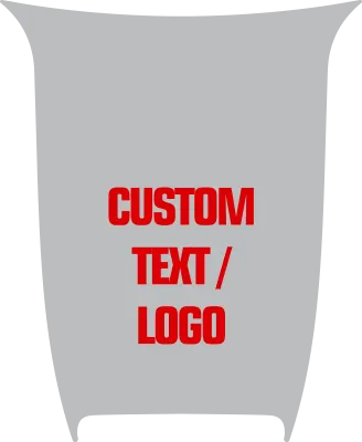 2015-2023 Challenger SRT Hellcat / SRT 392 Power Bulge Hood Decal graphic design style 07 image.