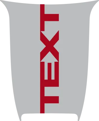 2015-2023 Challenger SRT Hellcat / SRT 392 Power Bulge Hood Decal graphic design style 16 image.