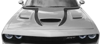 Image of Hellcat/392 Power Bulge Spears on the 2015 Dodge Challenger