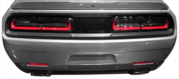 Image of Rear Fascia Blackout on the 2015 Dodge Challenger