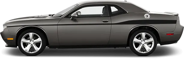 Image of Redline Side Stripes Extended on 2015 Dodge Challenger