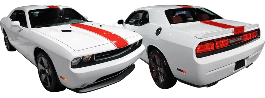 Dodge Challenger 2015 to 2023 Redline Rally Racing Stripes Kit Dodge Challenger 2015 to 2023 Redline Rally Racing Stripes Kit