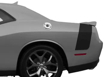 Image of '15 Scat Pack Bumblebee Tail Stripes on the 2015 Dodge Challenger