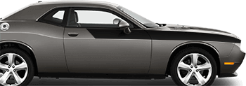 Image of Front Upper Body Partial Stripes on the 2015 Dodge Challenger