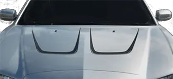 Image of Hood Scallop Accents on the 2011 Dodge Charger