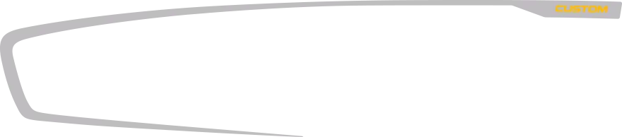 2011-2014 Charger Side Scallop Accent Rear Quarter Stripes graphic design style 01 image.