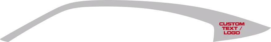 2015-2023 Charger C to A Pillar Blackout Accent Stripes graphic design style 01 image.