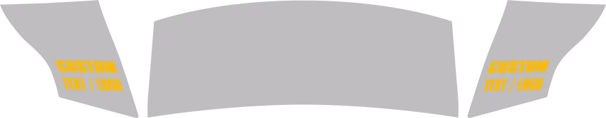 2015-2023 Charger Daytona Rear Tail Stripes graphic design style 01 image.