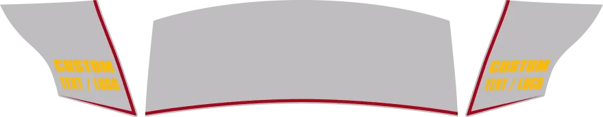 2015-2023 Charger Daytona Rear Tail Stripes graphic design style 02 image.