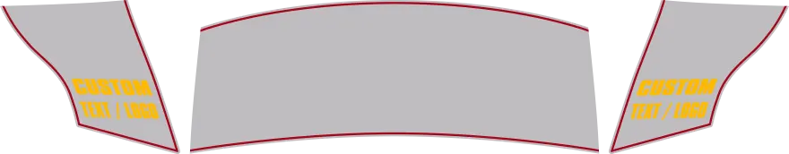 2015-2023 Charger Daytona Rear Tail Stripes graphic design style 03 image.