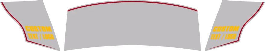 2015-2023 Charger Daytona Rear Tail Stripes graphic design style 05 image.