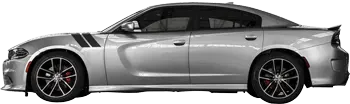 Image of Hood to Fender Hash Stripes on the 2015 Dodge Charger