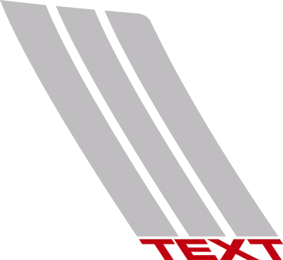 2015-2023 Charger Hood to Fender Hash Stripes graphic design style 06 image.