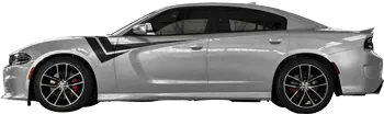 Image of Hood to Fender Z Stripes on the 2015 Dodge Charger