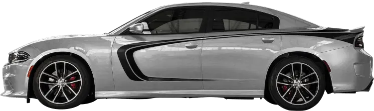 Dodge Charger 2015 to 2023 Inner Outer Scallop Accent with Trunk Dodge Charger 2015 to 2023 Inner Outer Scallop Accent with Trunk