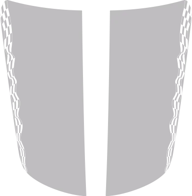 2015-2023 Charger Main Hood Decal graphic design style 04 image.