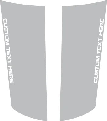 2015-2023 Charger Main Hood Decal graphic design style 05 image.