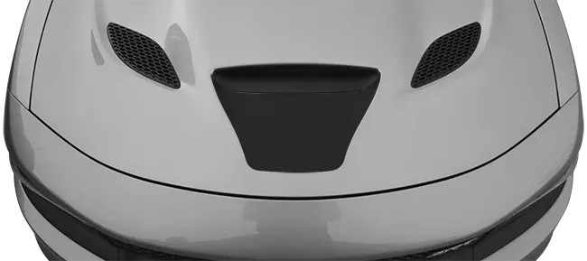 Image of SRT Hellcat / SRT 392 / R/T Scat Pack Power Bulge Hood Intake Blackout on 2015 Dodge Charger