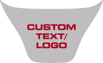 2015-2023 Charger SRT Hellcat / SRT 392 / R/T Scat Pack Power Bulge Hood Intake Blackout graphic design style 01 image.