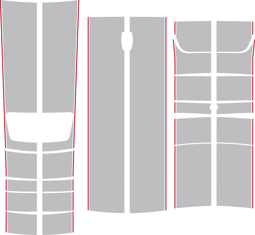 2015-2023 Charger SRT Rally Racing Dual Stripes Kit graphic design style 01 image.