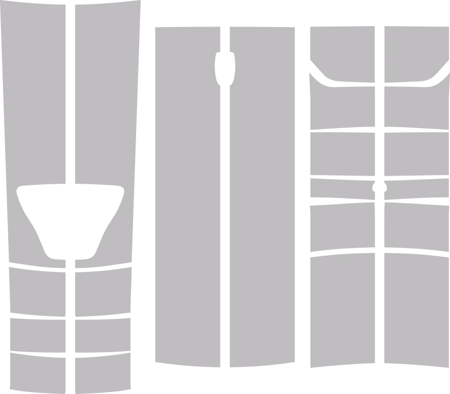 2015-2023 Charger SRT Rally Racing Dual Stripes Kit graphic design style 02 image.