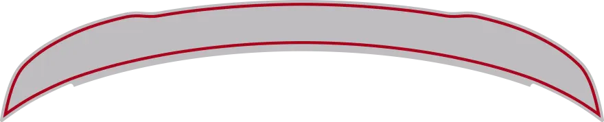 2015-2023 Charger SRT Hellcat / SRT 392 / R/T Scat Pack Rear Spoiler Surface Blackout graphic design style 02 image.