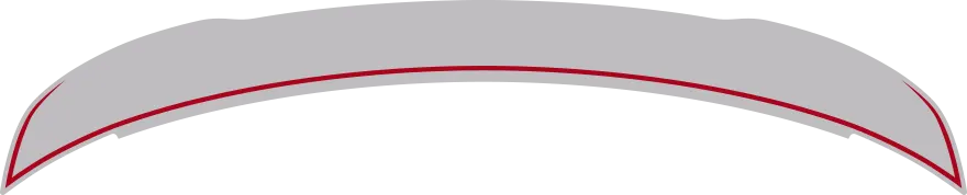 2015-2023 Charger SRT Hellcat / SRT 392 / R/T Scat Pack Rear Spoiler Surface Blackout graphic design style 05 image.