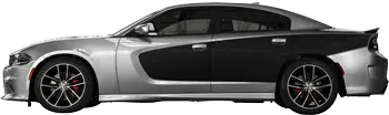 Image of Scallop Billboard Decals on the 2015 Dodge Charger
