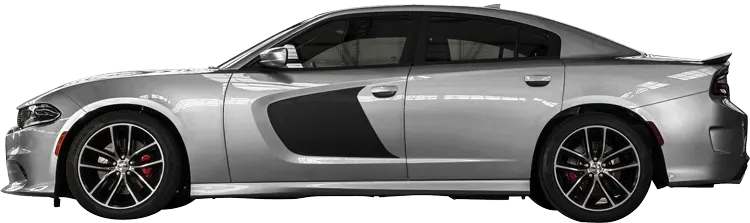 Image of Front Door Scallop Accents on 2015 Dodge Charger