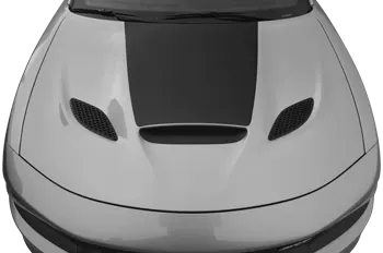 Image of Daytona / Daytona 392 Power Bulge Hood Decal on the 2015 Dodge Charger