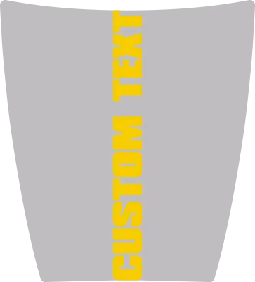 2015-2023 Charger Daytona / Daytona 392 Power Bulge Hood Decal graphic design style 01 image.