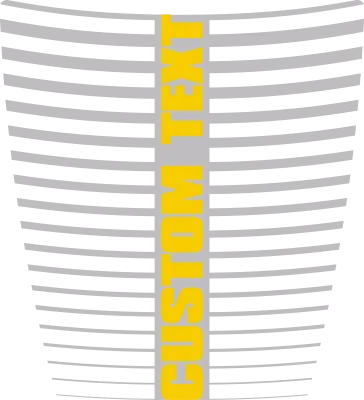 2015-2023 Charger Daytona / Daytona 392 Power Bulge Hood Decal graphic design style 03 image.