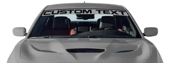 Image of Windshield Visor Strip / Text on the 2015 Dodge Charger