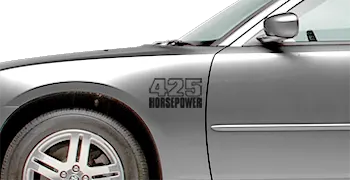 Image of Front Fender Callouts on the 2006 Dodge Charger