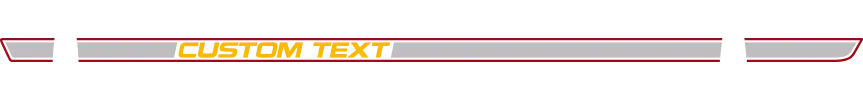 2006-2010 Charger Rocker Panel Stripes graphic design style 03 image.