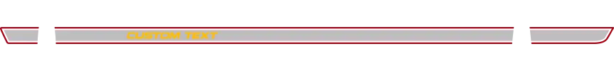 2006-2010 Charger Rocker Panel Stripes graphic design style 04 image.