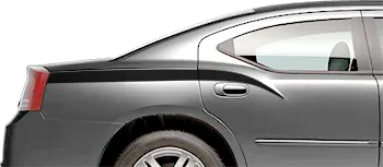 Image of Rear Quarter Stinger Stripes on the 2006 Dodge Charger