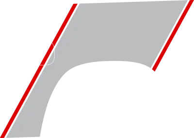 2019-2026 RAM 1500 Bedside Banner Rally Stripes graphic design style 02 image.